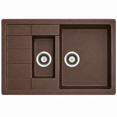 Гранітна мийка Adamant ANILA PLUS Mokko Гранітна мийка Adamant ANILA PLUS Mokko