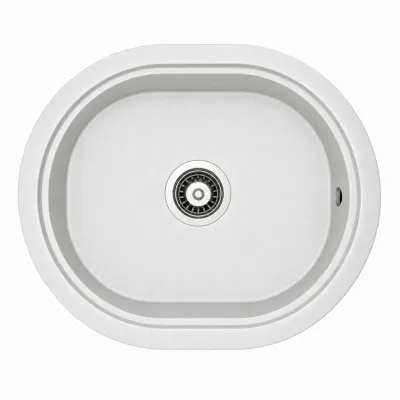 Гранітна мийка Adamant CIRCUM Білий Гранітна мийка Adamant CIRCUM Білий