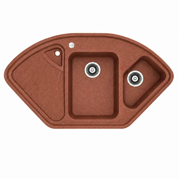 Гранітна мийка Adamant CONSENSUS Terra-cotta