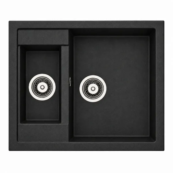 Гранітна мийка Adamant DUPLEX Антрацит Гранітна мийка Adamant DUPLEX Антрацит