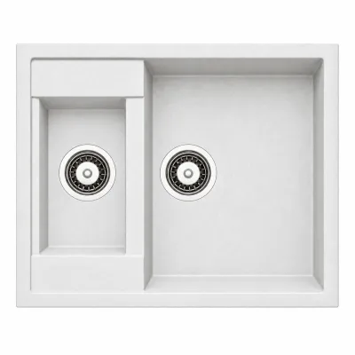 Гранітна мийка Adamant DUPLEX Білий Гранітна мийка Adamant DUPLEX Білий
