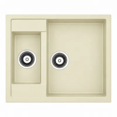 Гранітна мийка Adamant DUPLEX Ivory Гранітна мийка Adamant DUPLEX Ivory