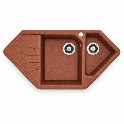 Гранітна мийка Adamant SPIRIT Terra-cotta Гранітна мийка Adamant SPIRIT Terra-cotta
